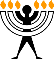 The Humanorah, a symbol of Humanistic Judaism